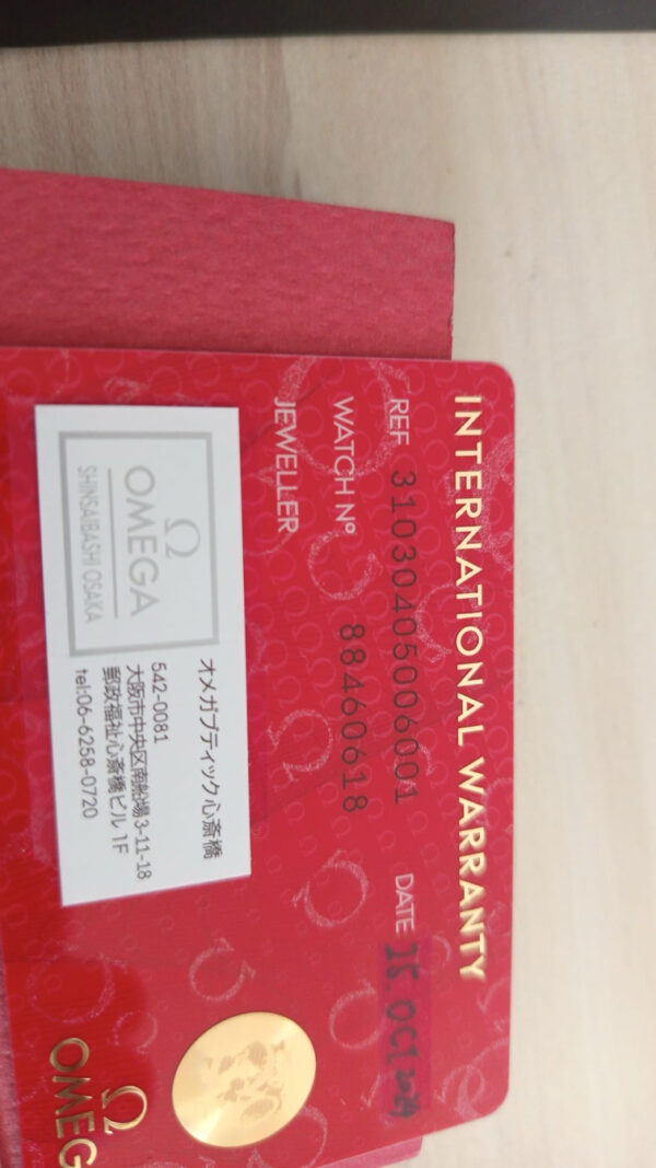 11580 - Omega - 310.30.40.50.06.001 (2024) - RETAIL READY - Card & Box - Image 12