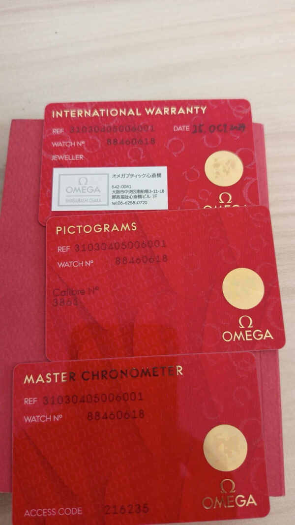 11580 - Omega - 310.30.40.50.06.001 (2024) - RETAIL READY - Card & Box - Image 14