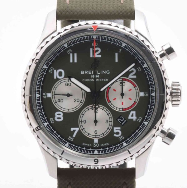 11495 - Breitling - AB0119 (Green) - pre-owned conditions with MINOR signs of usage - Card & Box