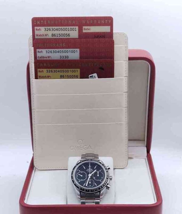 12871 - Omega - 326.30.40.50.01.001 - pre-owned conditions with MINOR signs of usage - Card & Box