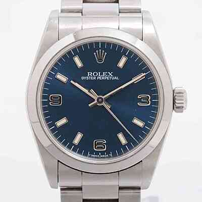 12933 - Rolex - 67480 (Blue) - pre-owned conditions with MINOR signs of usage - Card & Box
