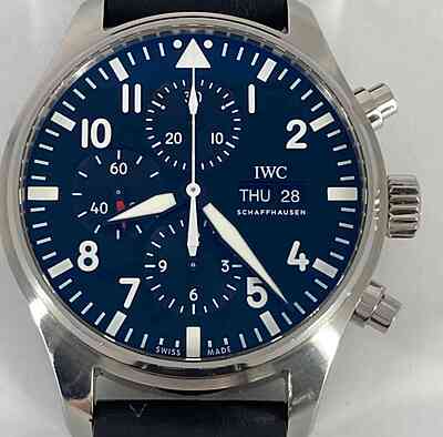12919 - IWC - IW377710 (No bracelet) - pre-owned conditions with MINOR signs of usage - Card & Box