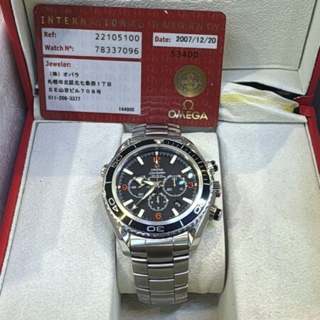 12576 - Omega - 22105100 - pre-owned conditions with MINOR signs of usage - Card & Box