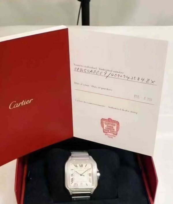 12526 - Cartier - WSSA0009 - pre-owned conditions with MINOR signs of usage - Card & Box
