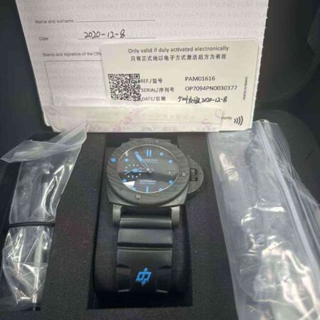 12540 - Panerai - PAM01616 - pre-owned conditions with MINOR signs of usage - Card & Box