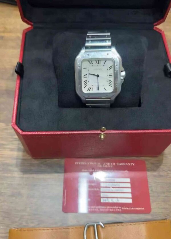 12504 - Cartier - WSSA0009 - pre-owned conditions with MINOR signs of usage - Card & Box