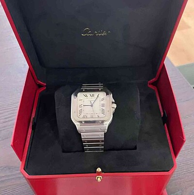 12596 - Cartier - WSSA0018 - pre-owned conditions with MINOR signs of usage - Card & Box