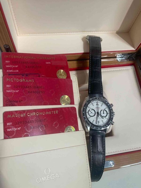 12468 - Omega - 329.33.44.51.04.001 - pre-owned conditions with MINOR signs of usage - Card & Box