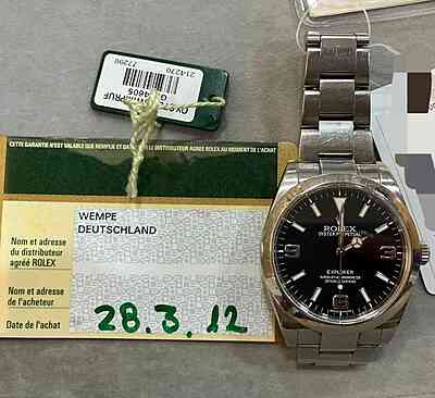 12653 - Rolex - 214270 (2012) - pre-owned conditions with MINOR signs of usage - With Card