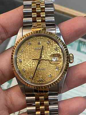 12650 - Rolex - 16233G - pre-owned conditions with MINOR signs of usage - With Card