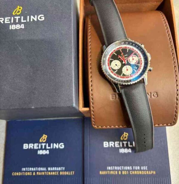12694 - Breitling - AB01211B - pre-owned conditions with MINOR signs of usage - Card & Box