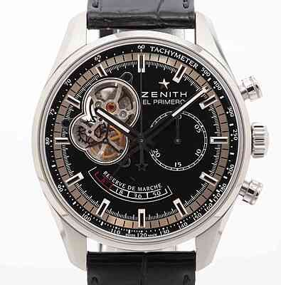 12727 - Zenith - 03.2080.4021/21.C496 - pre-owned conditions with MINOR signs of usage - Card & Box