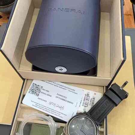 12835 - Panerai - PAM01412 - pre-owned conditions with MINOR signs of usage - Card & Box