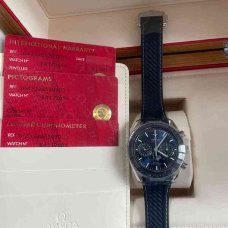 13115 - Omega - 304.33.44.52.03.001 - pre-owned conditions with MINOR signs of usage - Card & Box