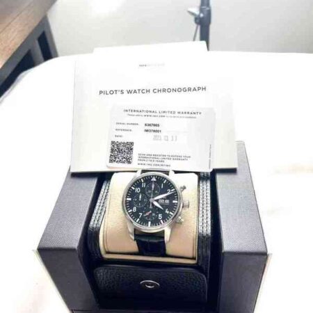 13195 - IWC - IW378001 - pre-owned conditions with MINOR signs of usage - Card & Box