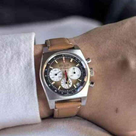 13165 - Zenith - 03.A384.400 - pre-owned conditions with MINOR signs of usage - Card & Box