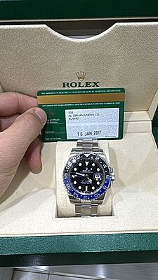 13313 - Rolex - 116710BLNR (2017) - pre-owned conditions with MINOR signs of usage - Card & Box
