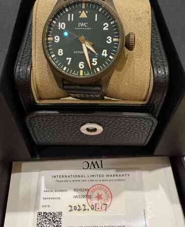 13000 - IWC - IW329702 - pre-owned conditions with MINOR signs of usage - Card & Box