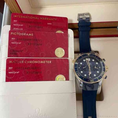 13036 - Omega - 210.22.44.51.03.001 - pre-owned conditions with MINOR signs of usage - Card & Box