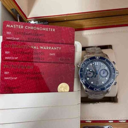 13029 - Omega - 210.30.44.51.06.001 - pre-owned conditions with MINOR signs of usage - Card & Box