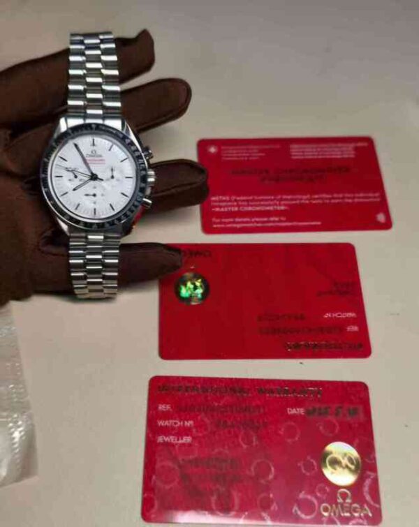 13098 - Omega - 310.30.42.50.04.001 - pre-owned conditions with MINOR signs of usage - Card & Box