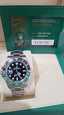 13369 - Rolex - 126720VTNR (2024) - RETAIL READY - Card & Box