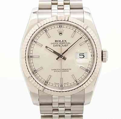 13566 - Rolex - 116234 (Silver, 2010) - pre-owned conditions with MINOR signs of usage - With Card