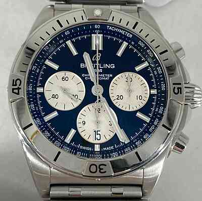 13563 - Breitling - AB0134 - pre-owned conditions with MINOR signs of usage - Card & Box
