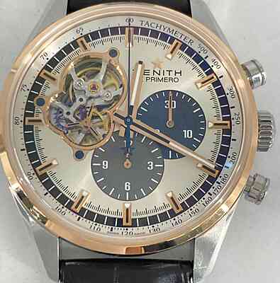 13562 - Zenith - 51.2080.4061/69.C494 - pre-owned conditions with MINOR signs of usage - Card & Box