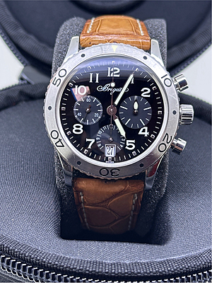 13318 - Breguet - 3820ST - pre-owned conditions with MINOR signs of usage - Card & Box