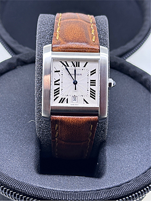 12923 - Cartier - W5101755 (AM Straps) - Polished - Watch Only