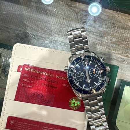 13317 - Omega - 215.30.46.51.03.001 - pre-owned conditions with MINOR signs of usage - Card & Box