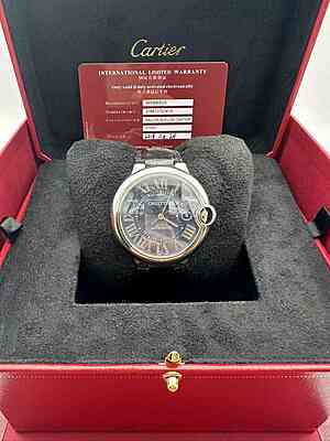 11748 - Cartier - WSBB0025 - pre-owned conditions with MINOR signs of usage - Card & Box