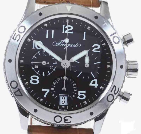 13318 - Breguet - 3820ST - pre-owned conditions with MINOR signs of usage - Card & Box
