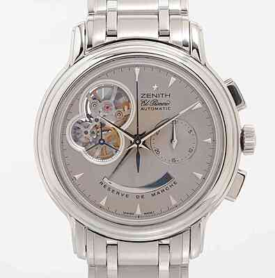 13611 - Zenith - 03.0240.4021/73.M240 - pre-owned conditions with MINOR signs of usage - Card & Box