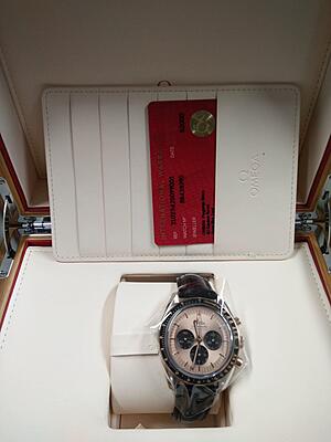 13587 - Omega - 310.23.42.50.99.001 - pre-owned conditions with MINOR signs of usage - Card & Box
