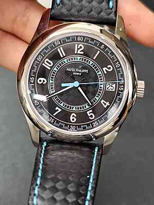 13704 - Patek Philippe - 6007G (Blue, 2024) - pre-owned conditions with MINOR signs of usage - Card & Box