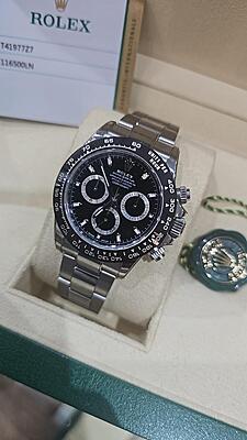 13730 - Rolex - 116500LN (2019) - pre-owned conditions with MINOR signs of usage - Card & Box