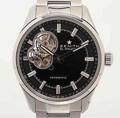 13753 - Zenith - 03.2170.4613/21.M2170 - pre-owned conditions with MINOR signs of usage - Card & Box