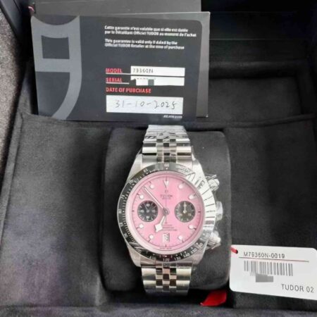 13832 - Tudor - 79360 (Flamingo pink 2025) - Like New - Card & Box