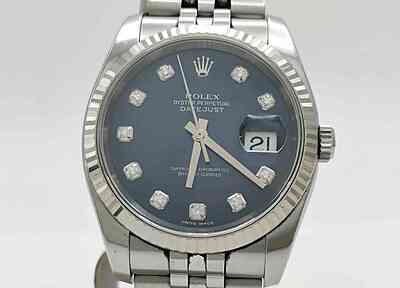 13870 - Rolex - 116234G (Blue) - pre-owned conditions with MINOR signs of usage - Card & Box
