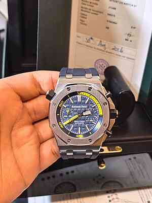 image-3154 14022 - Audemars Piguet - 26703ST.OO.A027CA.01 (Blue, 2016) - pre-owned conditions with MINOR signs of usage - Card & Box