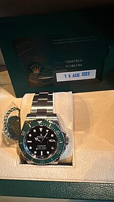 14019 - Rolex - 126610LV (2023) - RETAIL READY - Card & Box