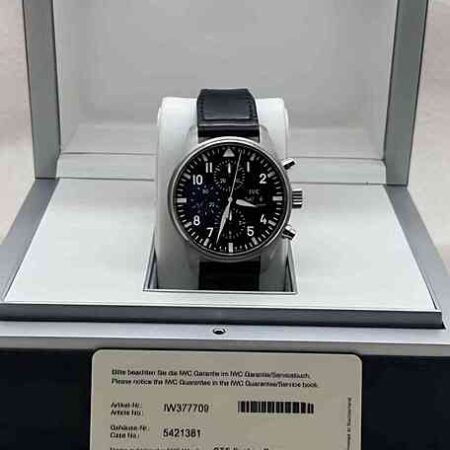 14128 - IWC - IW377709 - pre-owned conditions with MINOR signs of usage - Card & Box