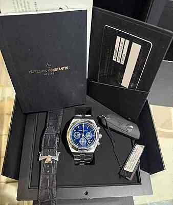 13654 - Vacheron Constantin - 5500V (Blue) - Serviced & Polished - Card & Box