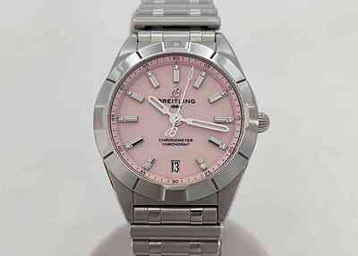 14385 - Breitling - A77310 (Pink) - pre-owned conditions with MINOR signs of usage - Card & Box