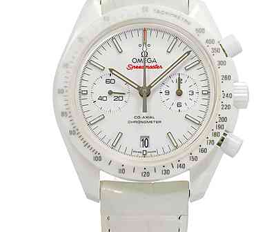 14694 - Omega - 311.93.44.51.04.002 (white Side of Moon) - pre-owned conditions with MINOR signs of usage - Card & Box