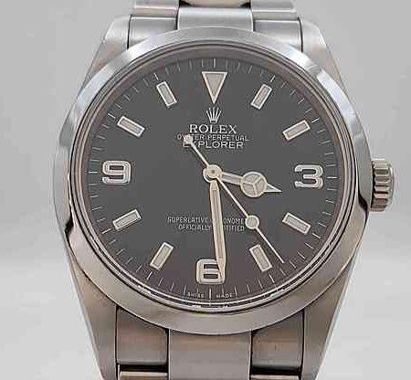 14675 - Rolex - 114270 - pre-owned conditions with MINOR signs of usage - With Card