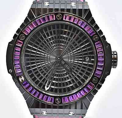 14670 - Hublot - 346.CD.1800.LR (Tutti Frutti Purple Caviar) - pre-owned conditions with MINOR signs of usage - Watch Only