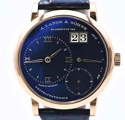 image-724 15335 - A. Lange & Sohne - 181.063 (Blue dial, 2025) - pre-owned conditions with MINOR signs of usage - Card & Box